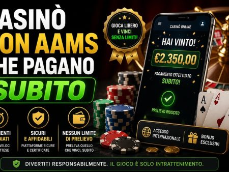 Casinò Non AAMS che Pagano Subito: Cosa Sono Davvero e Perché Conviene Starne Alla Larga