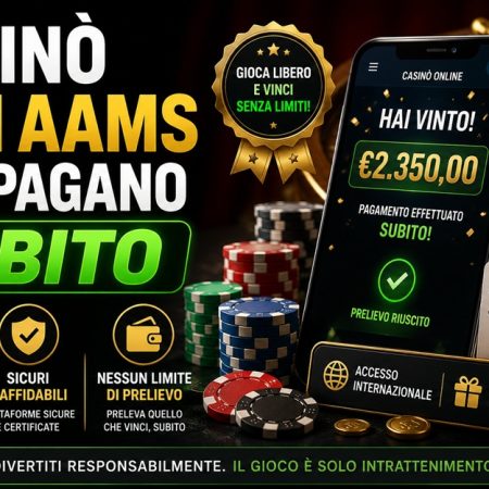 Casinò Non AAMS che Pagano Subito: Cosa Sono Davvero e Perché Conviene Starne Alla Larga